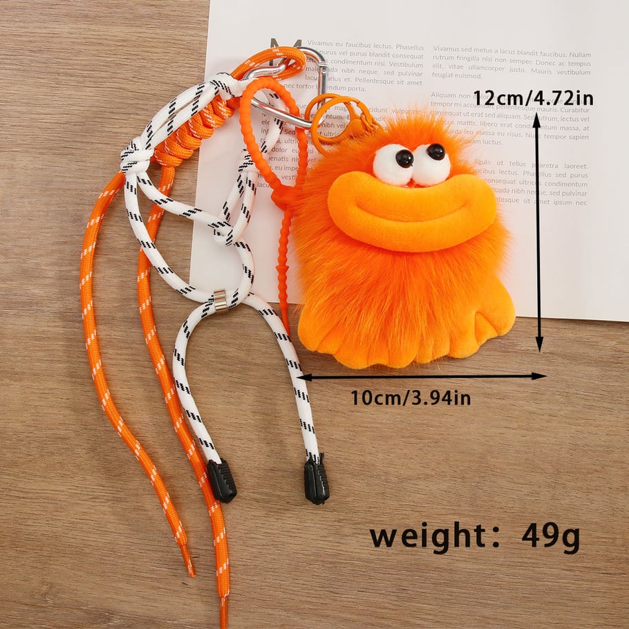 1 pièce de breloques de sac pour femme en rayonne, série simple, motif animal mignon Image12