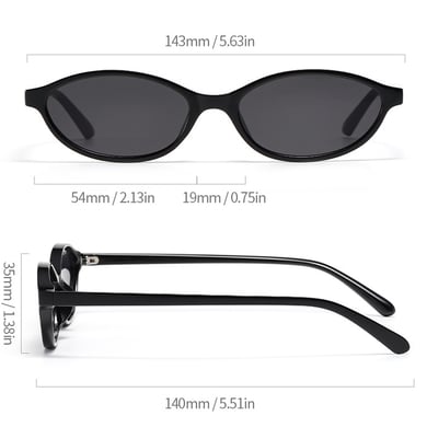 1 Piece Simple Series Casual Solid Color Plastic Women's Sunglasses h5 Picture12