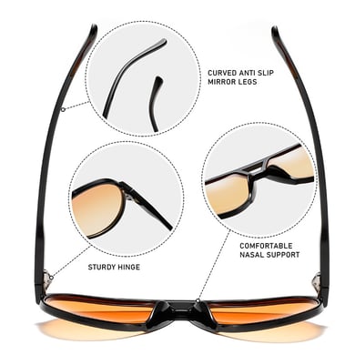 1 Paar Simple Series Daily Leopard Print Kunststoff Damen Sonnenbrille h5 Bild8