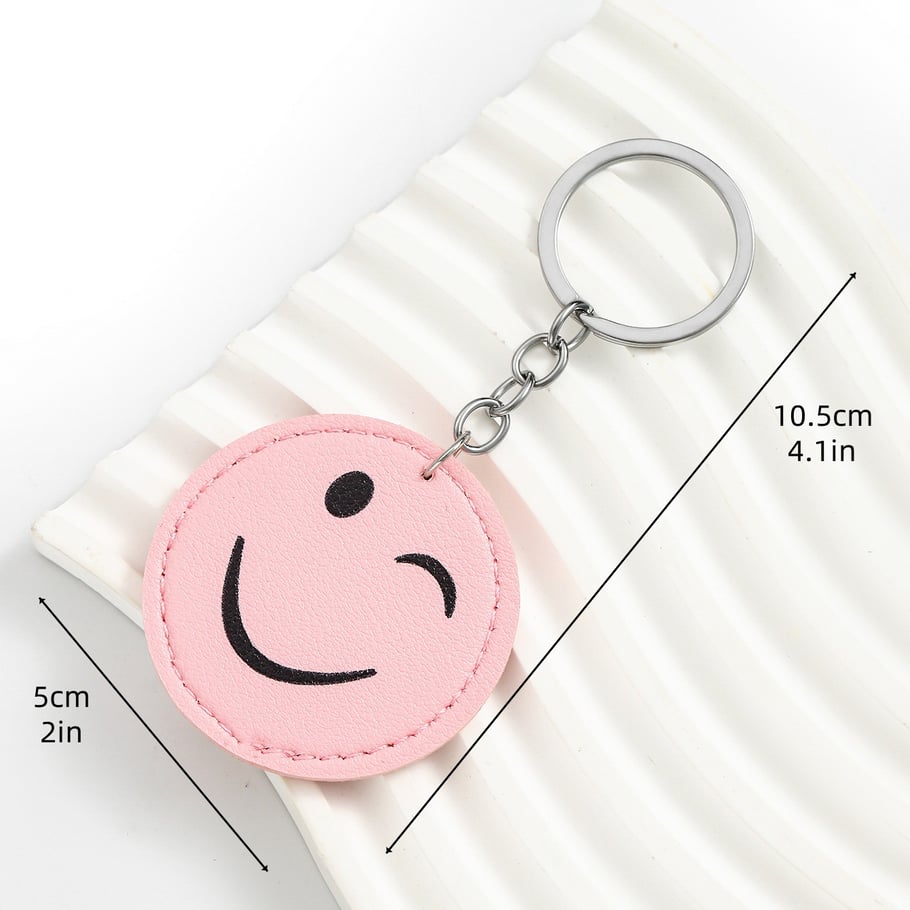 1 Piece Cute Smiling Face Women's Bag Charms Picture7