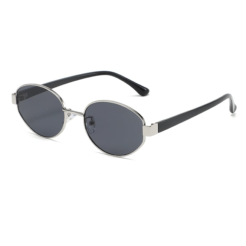 1 Paar Simple Series Simple Patchwork Edelstahl Unisex Sonnenbrille Bild5