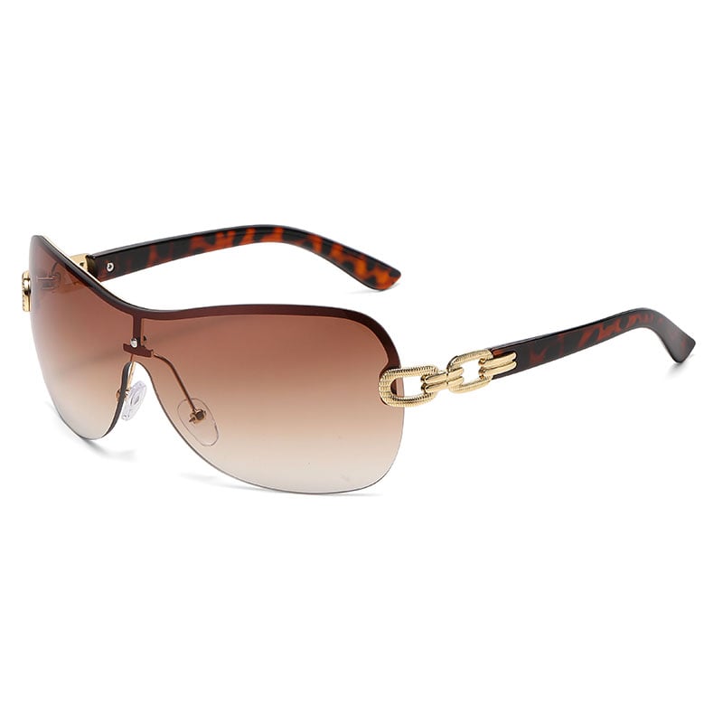 1 Stück Romantische Serie Elegante Patchwork Edelstahl Unisex Sonnenbrille Bild6