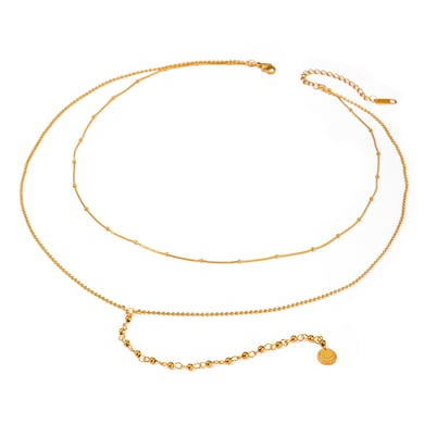 1 Piece Simple Style C Shape Stainless Steel 18K Gold Plated Women's Pendant necklaces h5 Picture6
