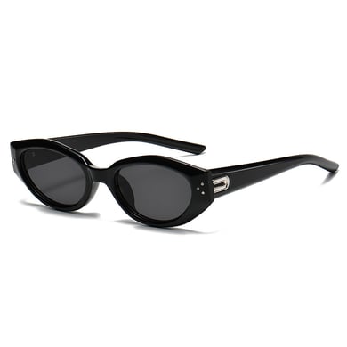 1 Stück Simple Series Retro Volltonfarbe Kunststoff Damen Sonnenbrille h5 Bild5