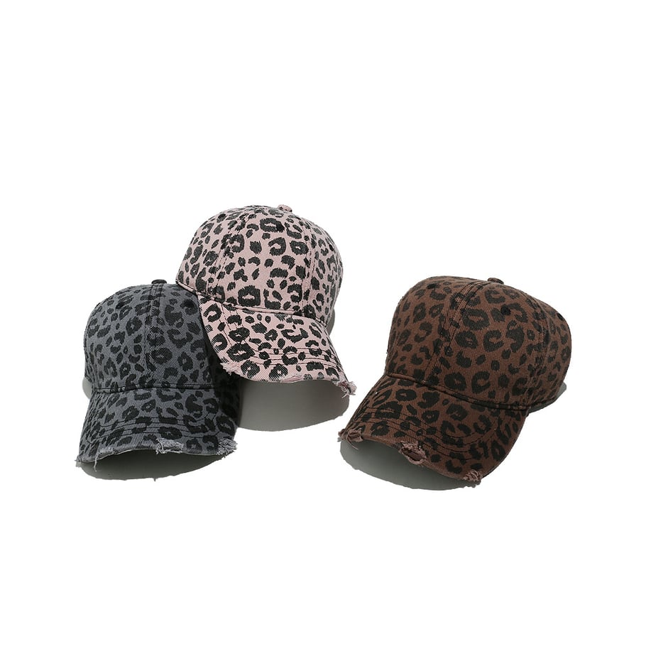 1 stuk Simple Series Retro Leopard Print Katoenen Dameshoeden Afbeelding4
