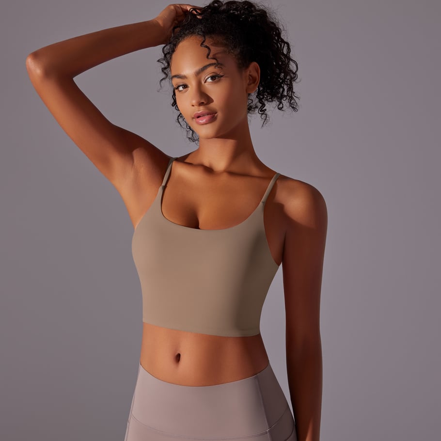 1 Piece Solid Corlor Comfortable Daily Sports Bra Women's Sport Outdoor Clothing Picture7