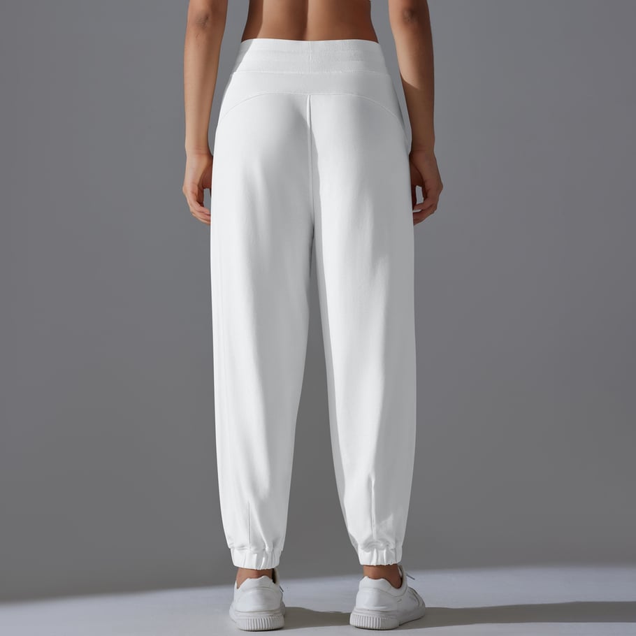 1 Piece Drawstring Solid Colored High Elasticity Daily Sports and Fitness Women's Sweatpants Picture9