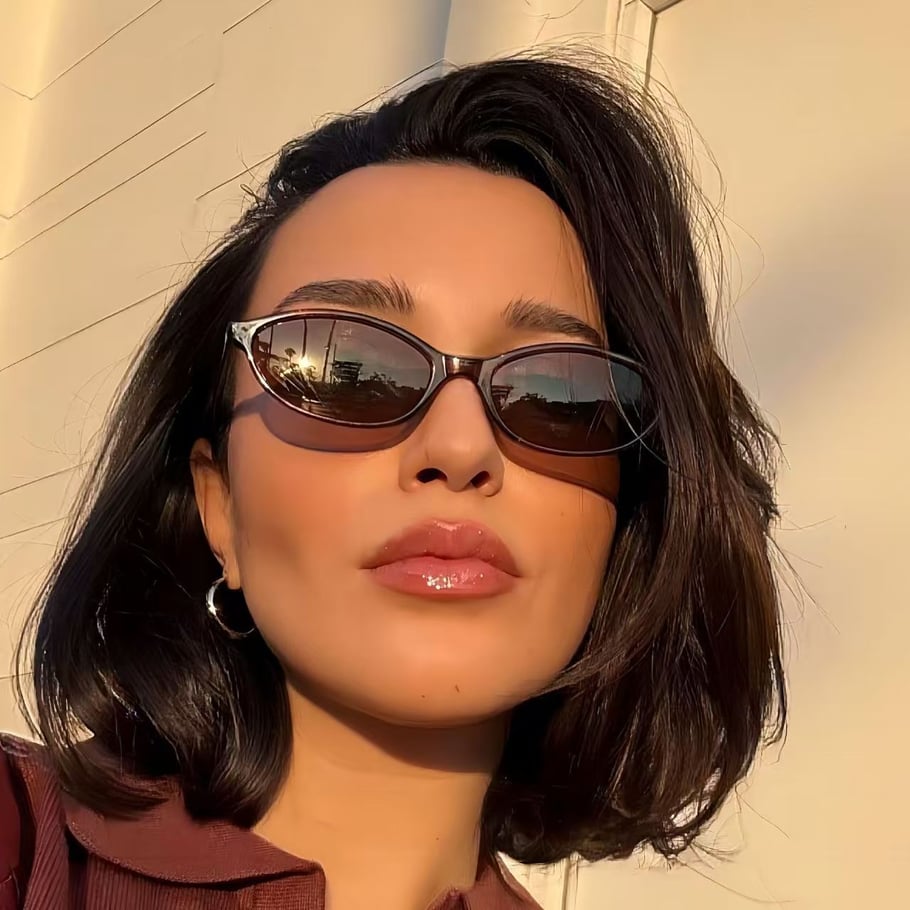 1 Piece Simple Series Casual Solid Color Plastic Women's Sunglasses Picture11