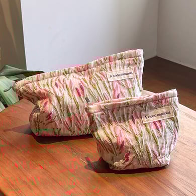 1 Stück Romantische Serie Natürliche Pflanzen Polyester Damentaschen h5 Bild4