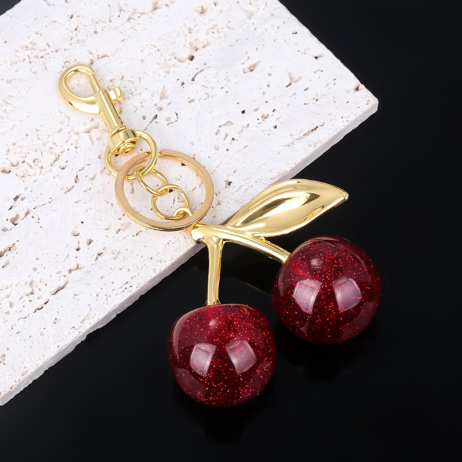 1 Piece Sweet Cherry Women's Bag Charms Picture4