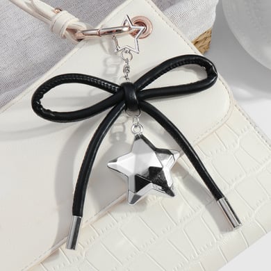 1 Piece Simple Leather Bow Knot Women's Bag Charms h5 Picture11