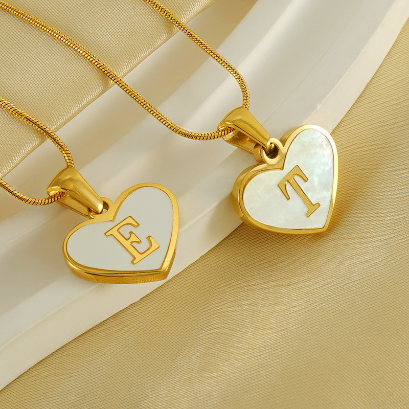 1 Piece Simple Series Daily Letter Women's Pendant Necklaces Picture4