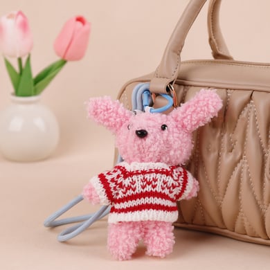 1 Piece Cute Dogs Wearring Sweater Women's Bag Charms h5 Picture5