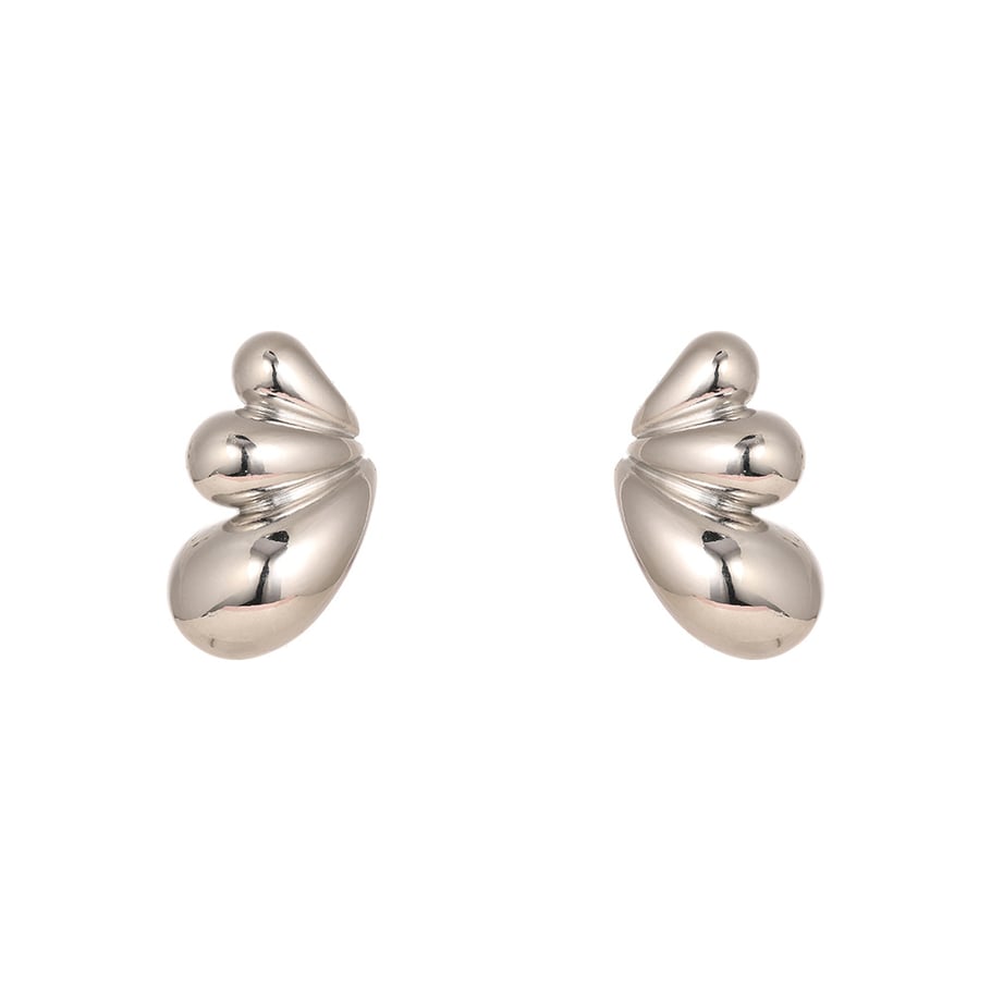 1 paar simple series  droplet ccb vergoldete damen-ohrstecker Bild5