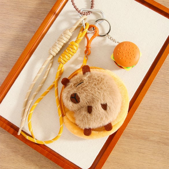 1 Piece Simple Series Cartoon Plush Toy Women's Bag Charms