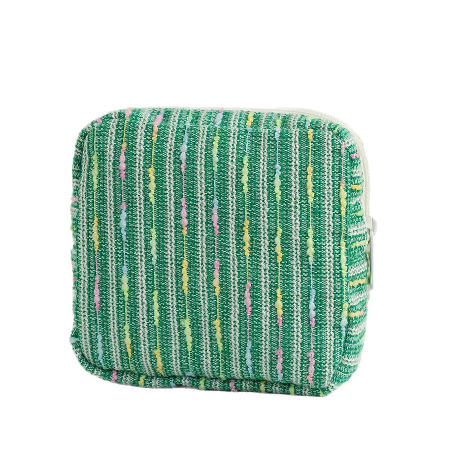 1 Piece Colorful Striped Square Shape Women's Makeup Bags Picture8