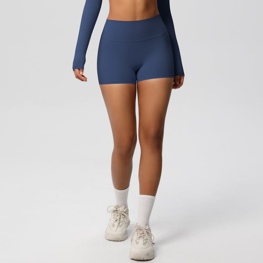 1 Piece High Elastic Comfortable and Breathable Yoga Shorts Women's  Outdoor Clothing Picture3