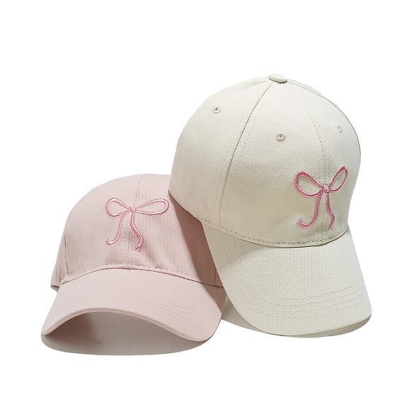 1 Piece Sweet Bow Embroidered Baseball Cap 2