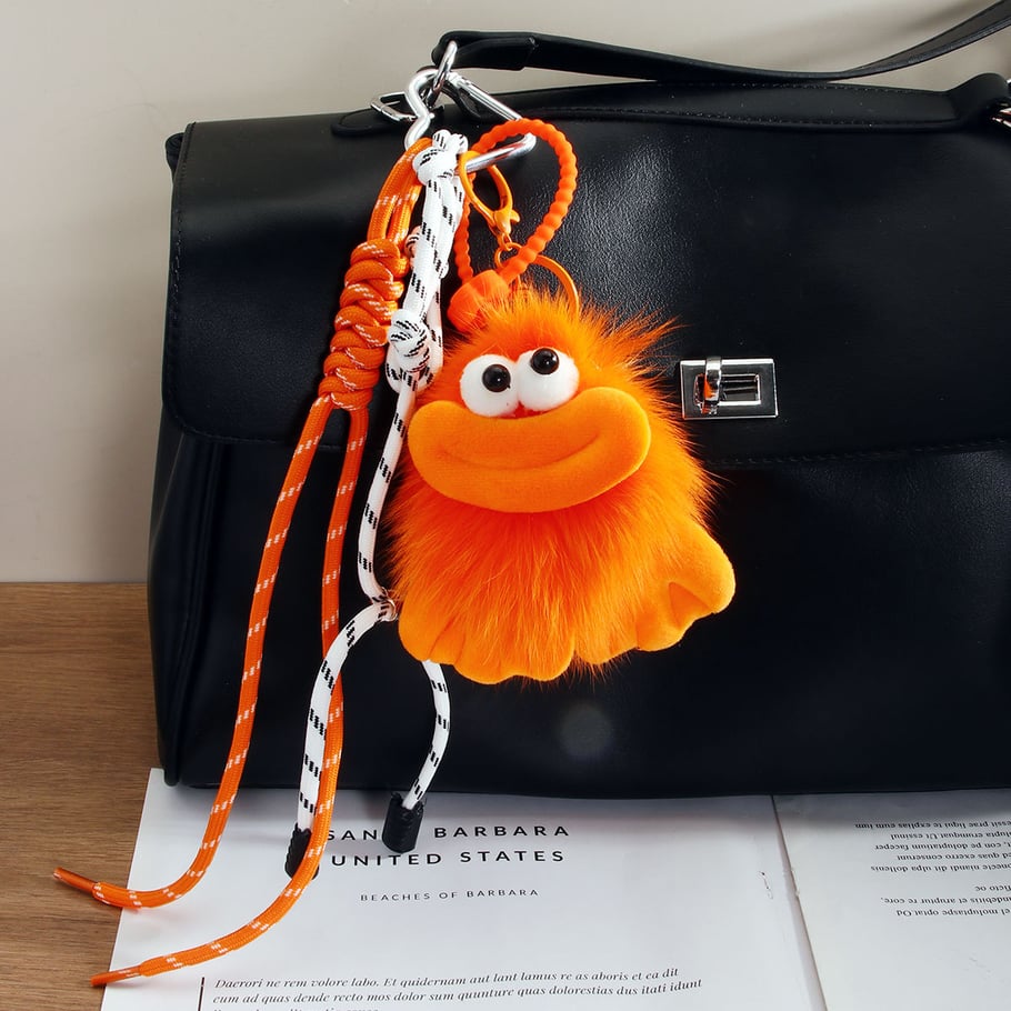 1 Piece Cute Plush Doll Women's Bag Charms Picture3