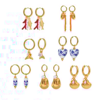1 Pair Simple Casual Style Fish Shape Stainless Steel 18K Gold Plated Inlay Artificial Pearl Women's Drop Earrings h5 Picture5