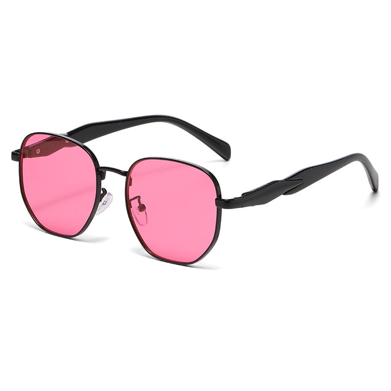 1 Pair Simple Series Casual Patchwork Stainless Steel Unisex Sunglasses Picture5