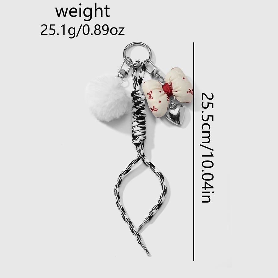 1 Piece Sweet Bow  Bag Charms Picture7