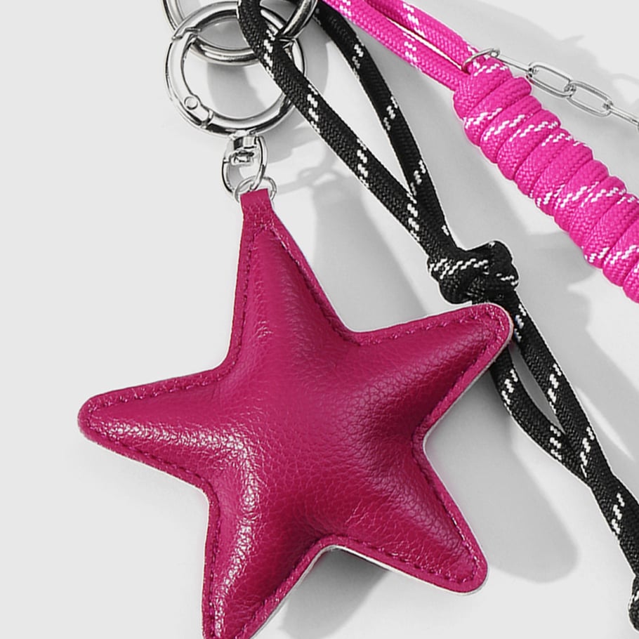 1 Piece Leather Star & Love Women's Bag Charms Picture11