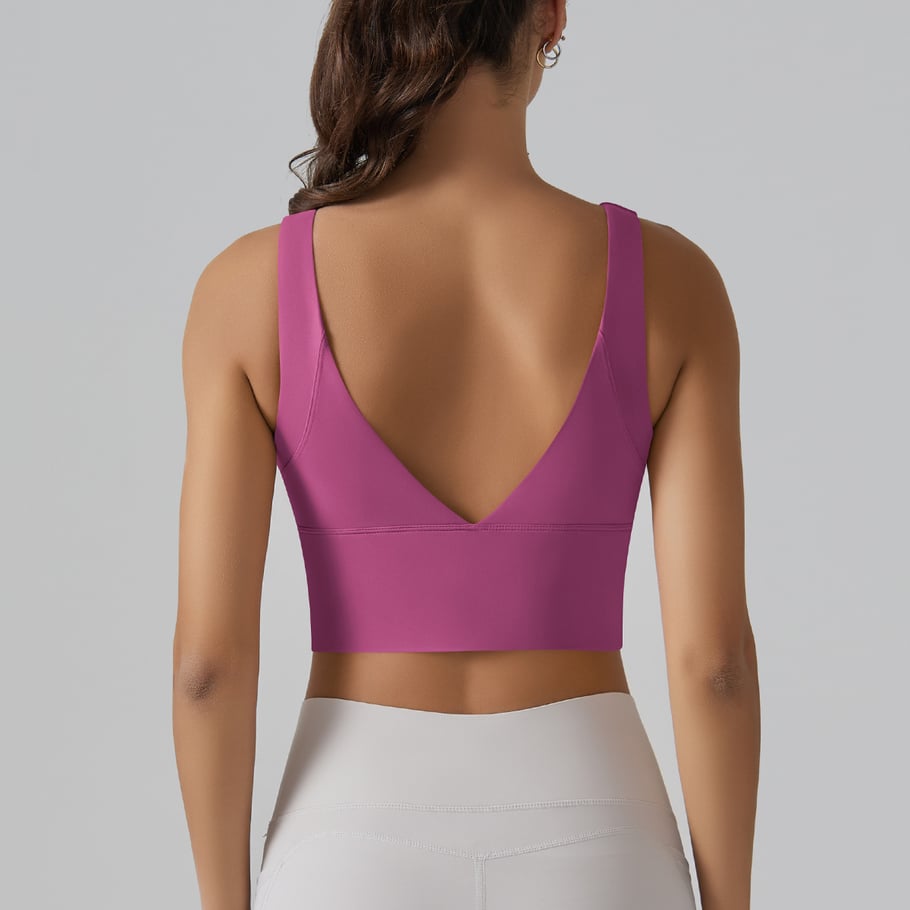 1 piece High Elasticity One-Piece Fixed Cup Yoga Sports Underwear Women's Sport Clothing h5Picture6