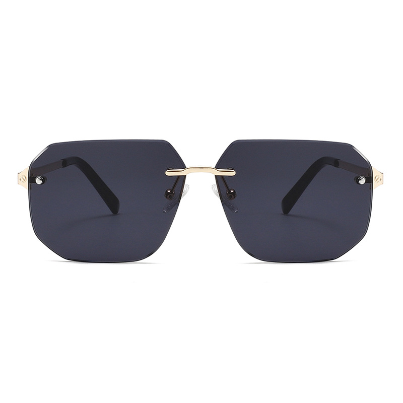 1 Pair of Light Luxury Multi - sided Frameless Stylish Women's Sunglasses Picture9