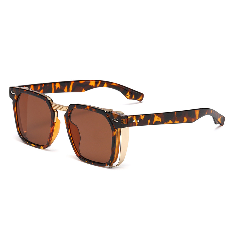 1 Paar Simple Series Alltags-Sonnenbrille aus einfarbigem Kunststoff für Damen Bild4
