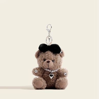 1 Piece Sweet Bow Bear Women's Bag Charms h5 Picture3