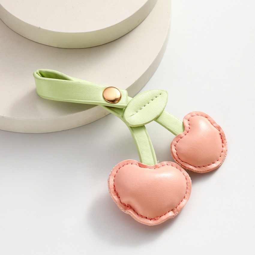 1 Piece Sweet Leather Cherry Women's Bag Charms Picture4