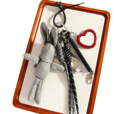 1 Stück Simple Series Niedliche Tier Canvas Damen Taschenanhänger h5 Bild6