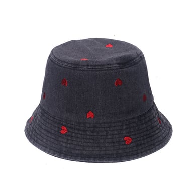 1 pezzo semplice serie carino cuore cotone cappelli da donna h5 Immagine4