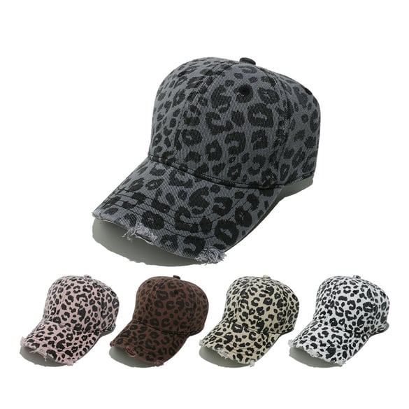 1 Stück Simple Series Retro Leopard Print Baumwolle Damenhüte 2