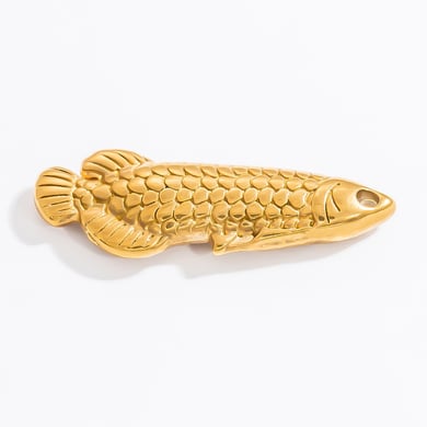 1 Pair Simple Series Daily Turtle Stainless Steel Gold Color DIY Women's Pendants h5 Picture4