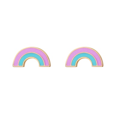 1 Pair Romantic Series Color of Macaron Rainbow Shape Drop Oil Alloy Women's Drop Earrings h5 Picture6