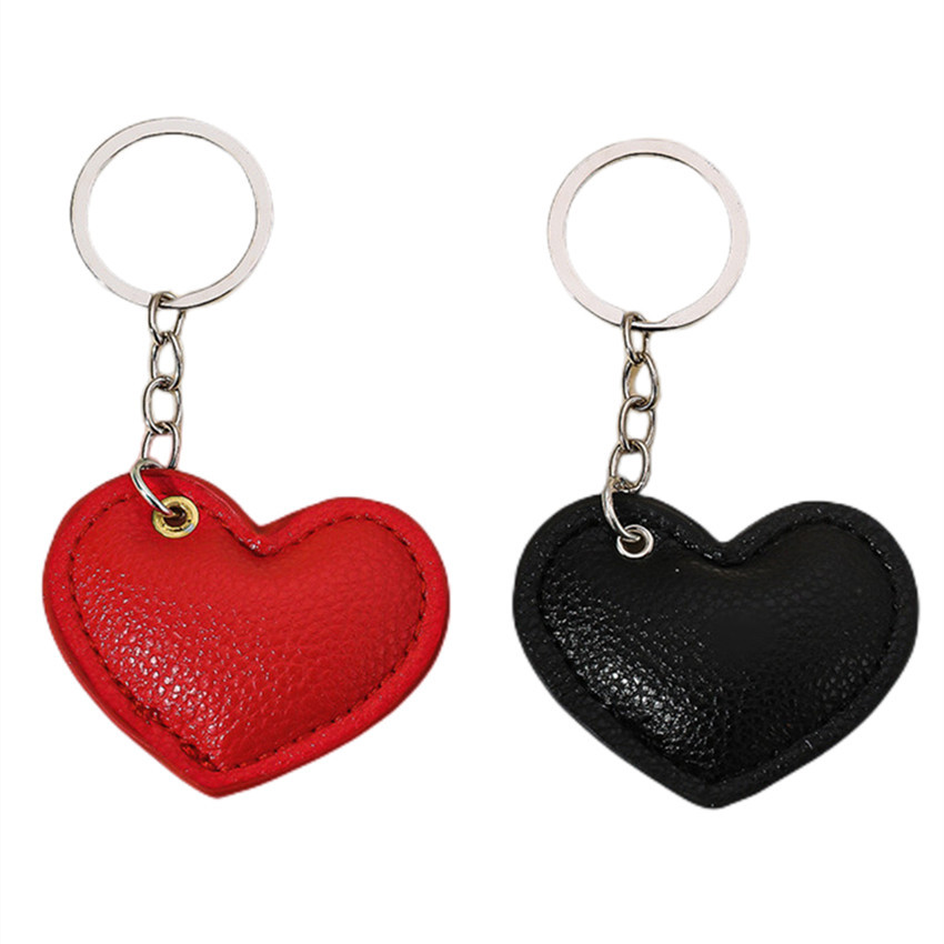 1 pezzo semplice serie retrò cuore PU borsa da donna ciondoli Immagine4