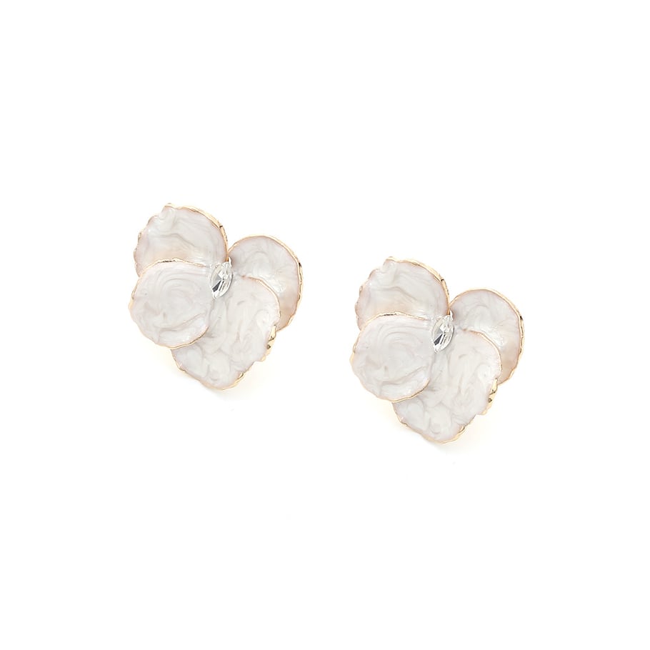 1 Pair Retro Flower Alloy Women's Stud Earrings Picture4