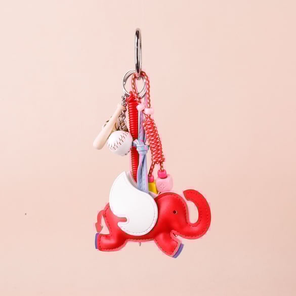 1 Piece Cute Elephant Women's Bag Charms 2