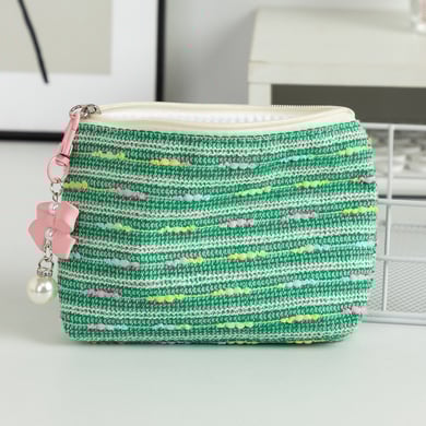 1 Piece Colorful Striped Women's Makeup Bags h5 Picture7