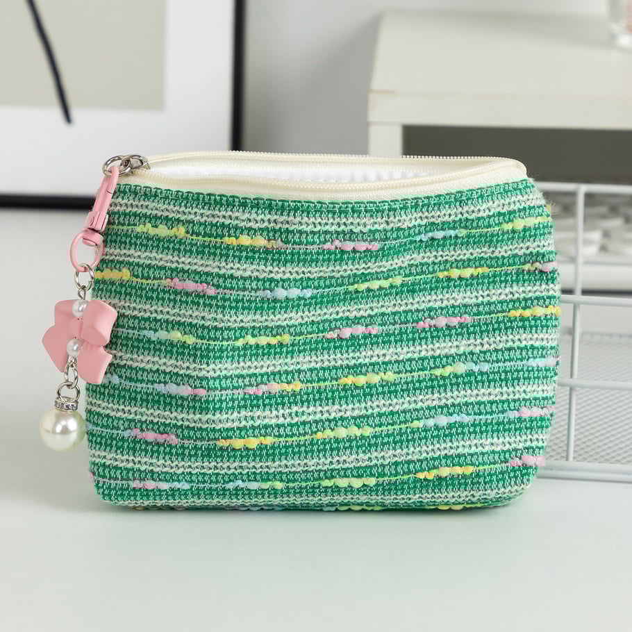 1 Piece Colorful Striped Women's Makeup Bags Picture7