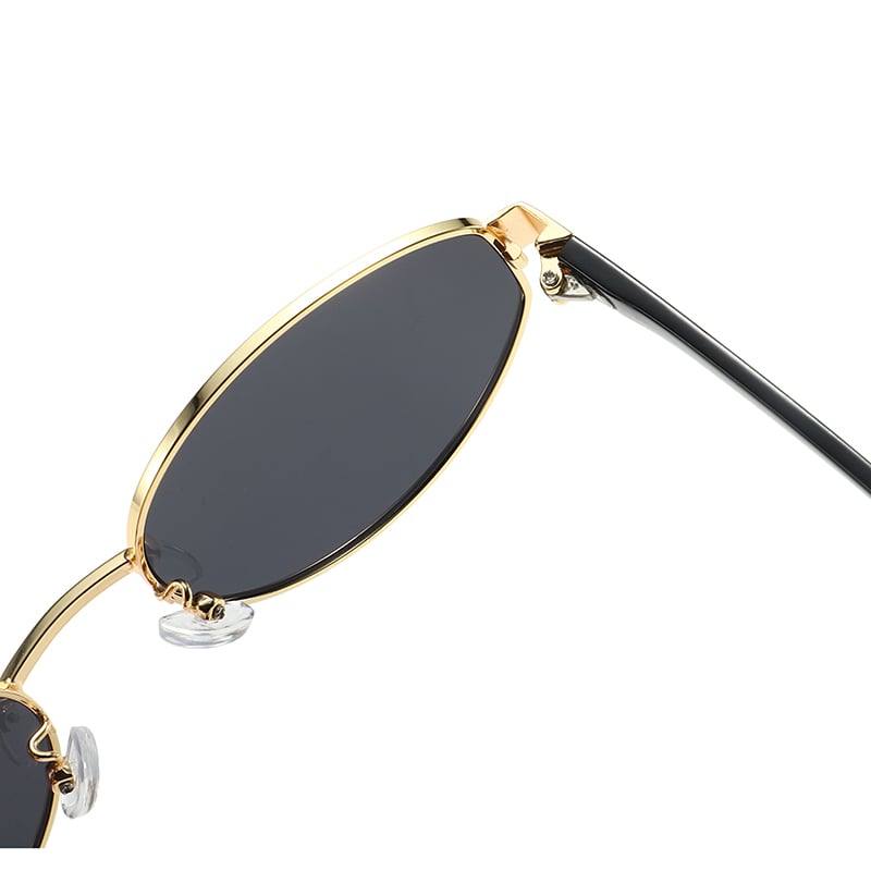 1 Paar Simple Series Simple Patchwork Edelstahl Unisex Sonnenbrille Bild9