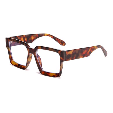 1 Stück Simple Series Casual Leopard Print Kunststoff Damen Sonnenbrille h5 Bild8