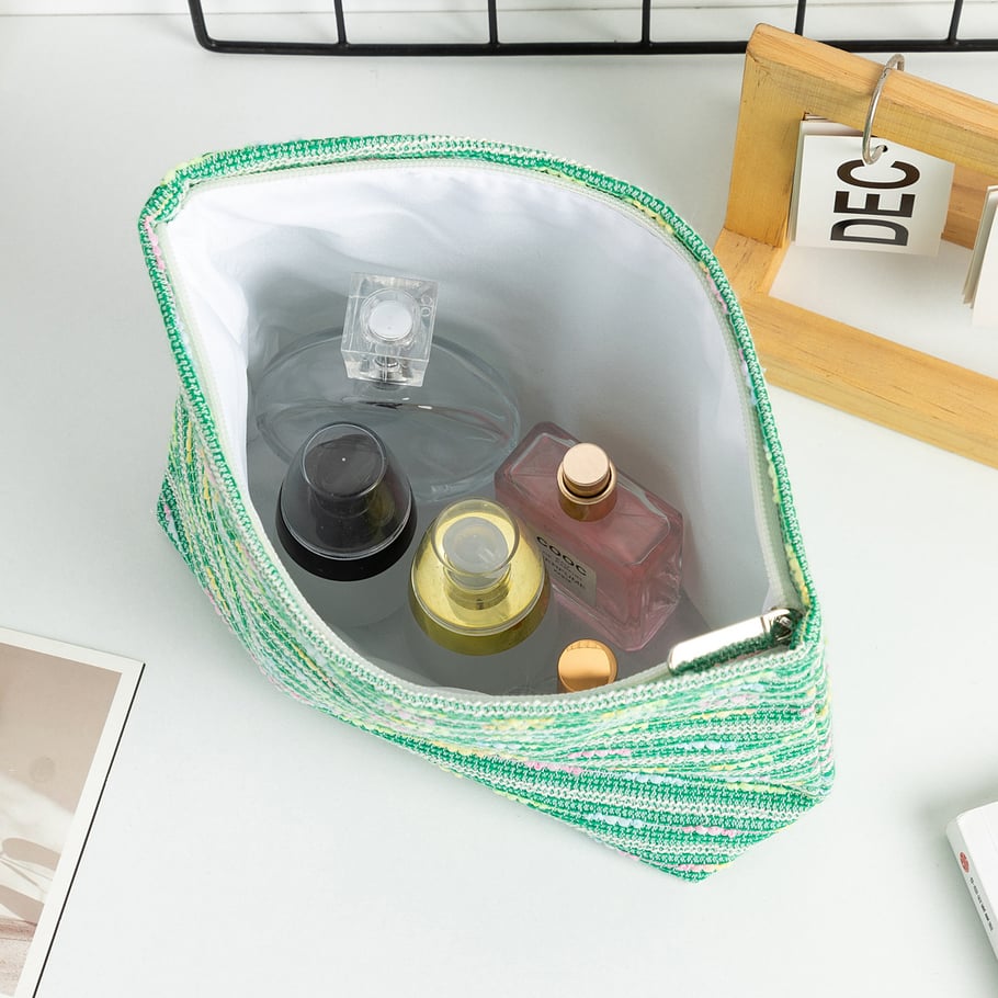 1 Piece Colorful Striped Women's Makeup Bags Picture7