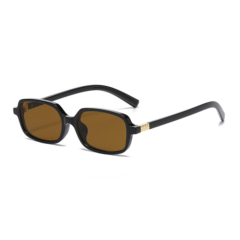 1 Piece Simple Series Retro Solid Color Plastic Women's Sunglasses Picture3