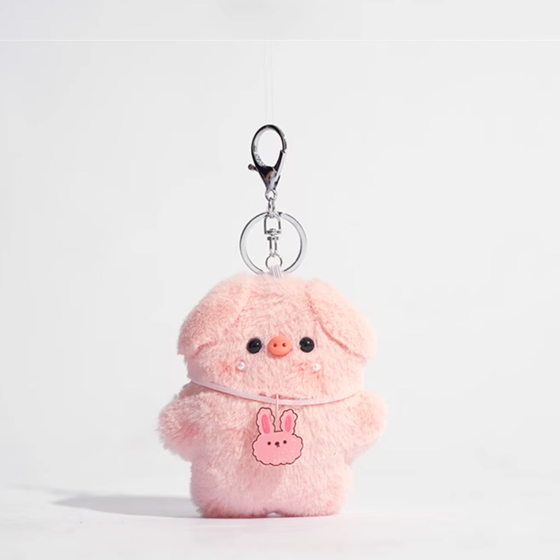 1 Stück Romantische Serie Niedliche Tier Rayon Damen Taschenanhänger Bild3