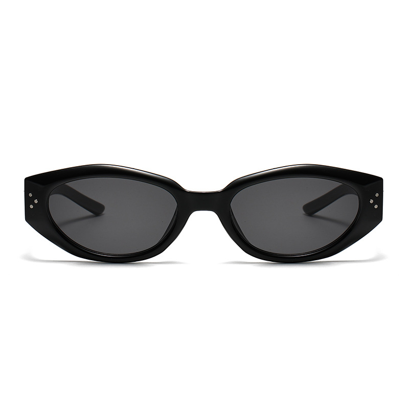 1 Stück Simple Series Retro Volltonfarbe Kunststoff Damen Sonnenbrille Bild3