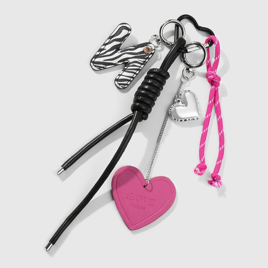 1 Piece Romantic Series Sweet Heart Alloy Women's Bag Charms Picture5
