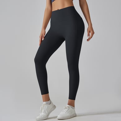 1 Piece High Waisted Nude Yoga Pants Seamless Women's Exercise Pants h5 Picture9